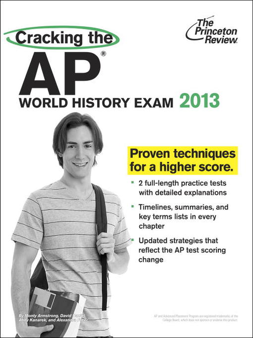 Cover image for Cracking the AP World History Exam, 2013 Edition